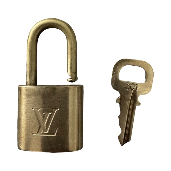 Louis Vuitton Padlock & Key Set #301 - Picture 2 of 5